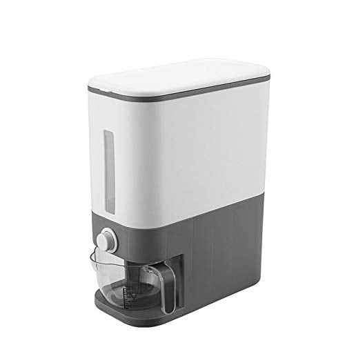 UOHLCX Automatic Rice & Cereal Dispenser Storage Bin