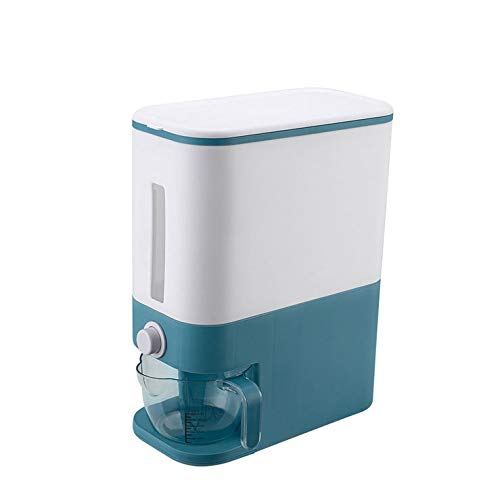 UOHLCX Kitchen Rice Box Storage Automatic Cereal Dispenser Boxs -proof Sealed Food Grain Bin Container