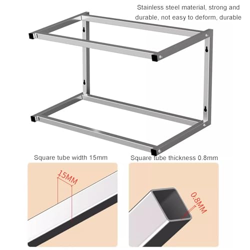 SDVantage Stainless Steel Spice Rack Wall Orga Spacesaving Kitchen Condiment Dispenser Perfect for Buffets and Food Storage Solutions