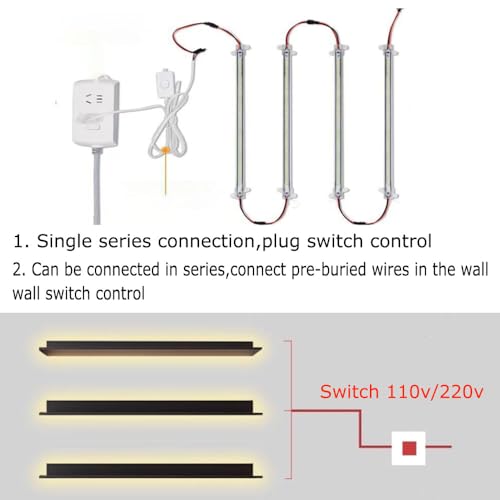 UFAGFDA Floating Shelves Hanging Shelve Storage Organizers Multi-Layer,Heavy-Du Metal Wall Shelves 3-Piece Set with LED Lighting Slish Hanging Boohelf for Living Room Decor Sturdy Display Rack for B