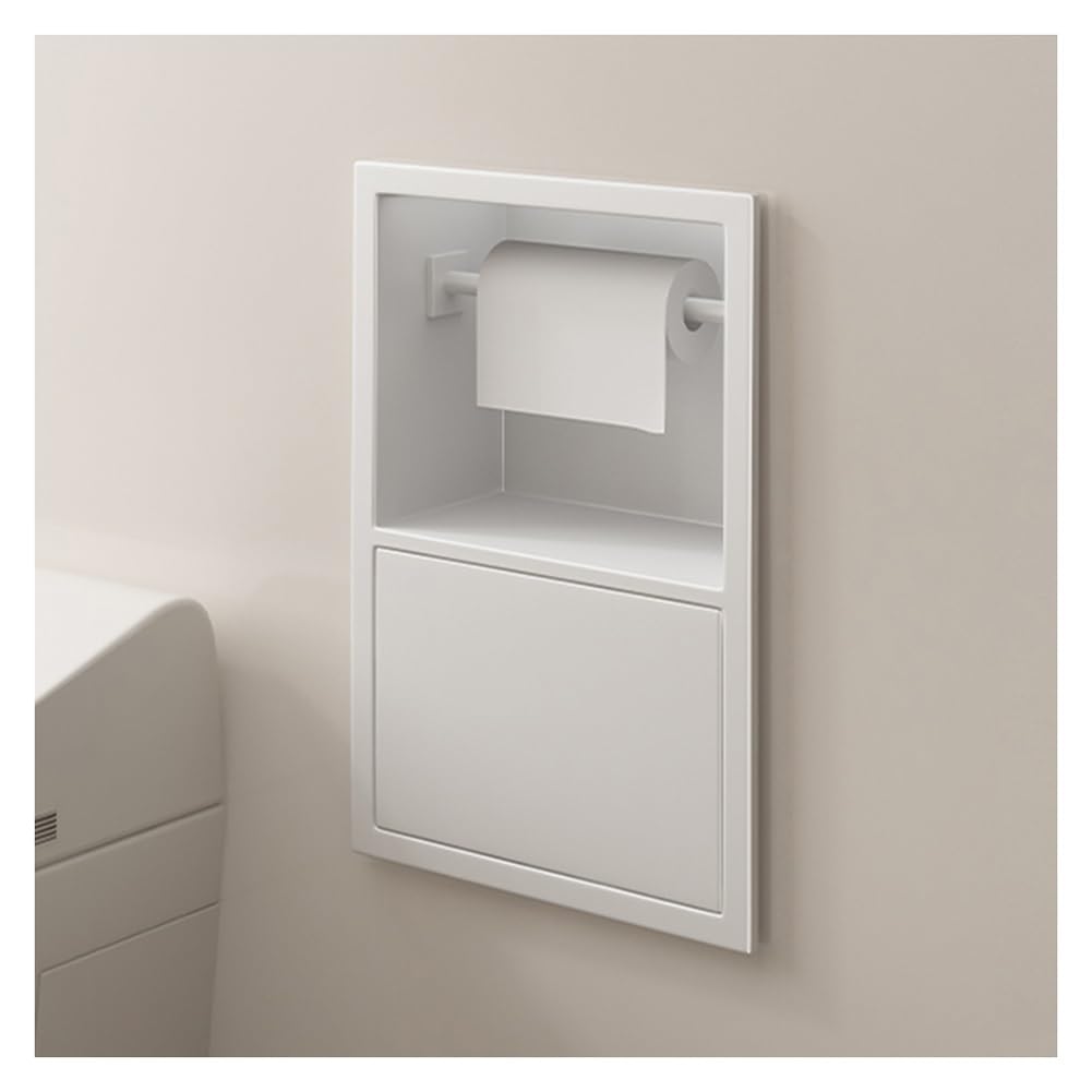 RJYYYDS Recessed Stainless Steel Shower Niche with Trash Bin