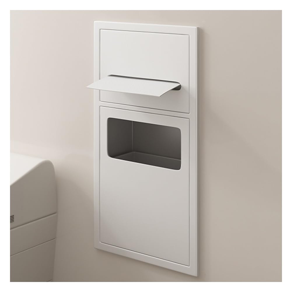 RJYYYDS Recessed Stainless Steel Shower Niche with Trash Bin