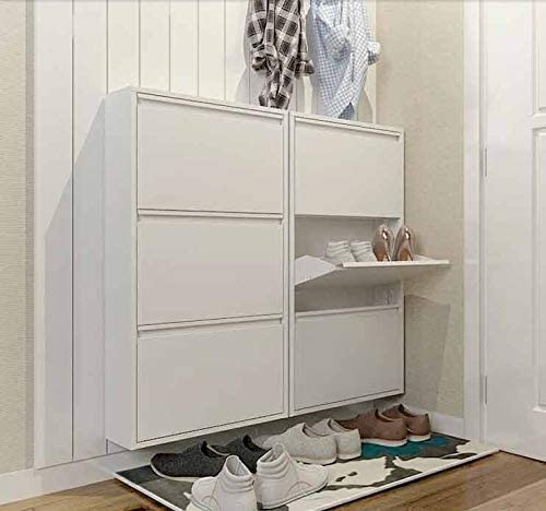 GGGUOJINN Fashion Shoe Cabinets Stand Modern Simple Portal Point Steel Hall Simple and Economical Dump Cabinet Corridor Storage Shoe Cabinet Shoe Changing Stool