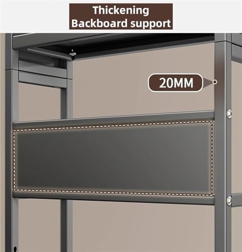 Multifunctional Space Saving Shelving Unit Over Washing Machine, Freestanding Multi-Tier Bathroom Shelf for Laundry, Grey (70 x 25 x 135 cm)