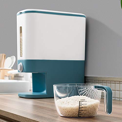 UOHLCX Kitchen Rice Box Storage Automatic Cereal Dispenser Boxs -proof Sealed Food Grain Bin Container