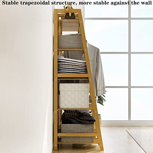 Coat Rack Clothes Rod Rack Shoe Bench Coat Stand Rack Hanger Clothing Racks Bamboo Garment Rack For Hanging Clothes Heavy Duty Rack With Shelves And Shoe Clothing Storage Organizer Open Coat Stands F