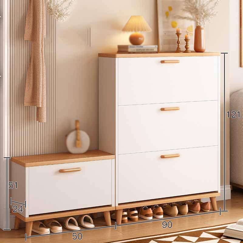 XJPWZER Balcony Vertical Entrance Shoe Rack Living Room Storage Stool Space Saving Hall Furniture