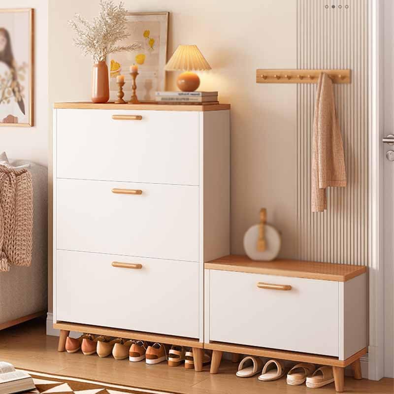 XJPWZER Balcony Vertical Entrance Shoe Rack Living Room Storage Stool Space Saving Hall Furniture