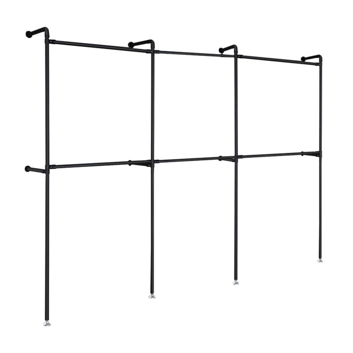 Garment Rack Wall Mounted Clothing Rack Clothing Store commercial Garment Rack Display Clothes Hanger for Hanging Clothes,Multi-functional Bedroom Organizer Storage Shelf for Organizing Clothes,Mall,S
