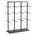 Garment Rack - Adjustable Double-Sided Hanging Rods for Clothing Store, Metal Storage Fixture for Underwear and Bra Display, Modern Space Saver Design