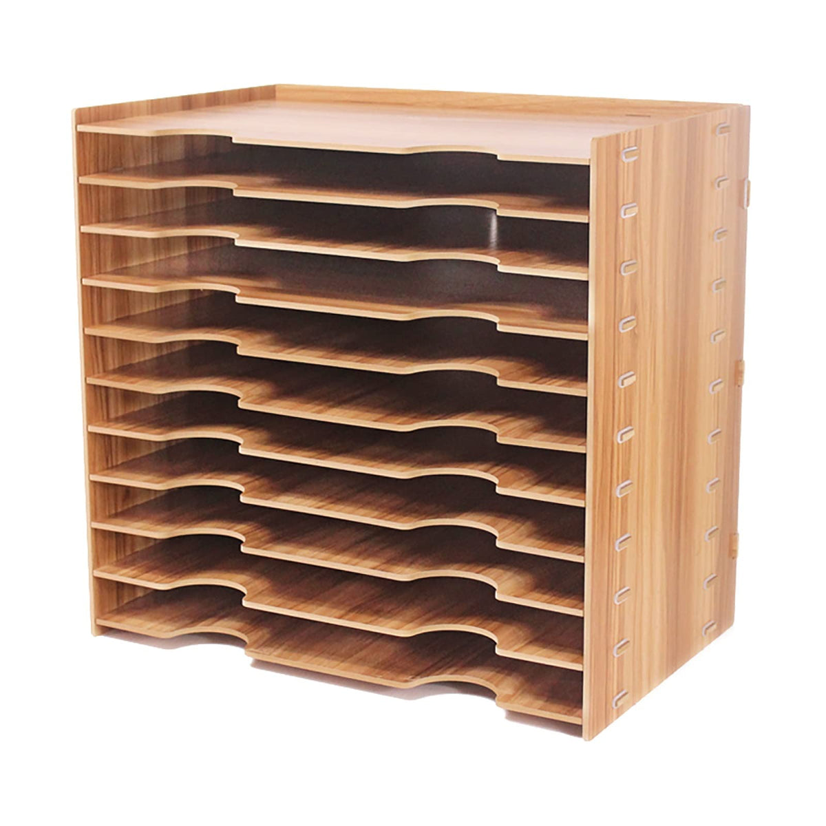 Multi-Layer A3 Desk Organizer with Stackable Paper Trays