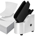 Automatic Desktop Paper Jogger for Desk Organization, 300 Sheet Capacity, 5s Fast Document Alignment, 18,000 RPM Wind Force and 6,000 RPM Vibration Anti Static & Non-Stick for A4/A5/A6/Letter Sizes