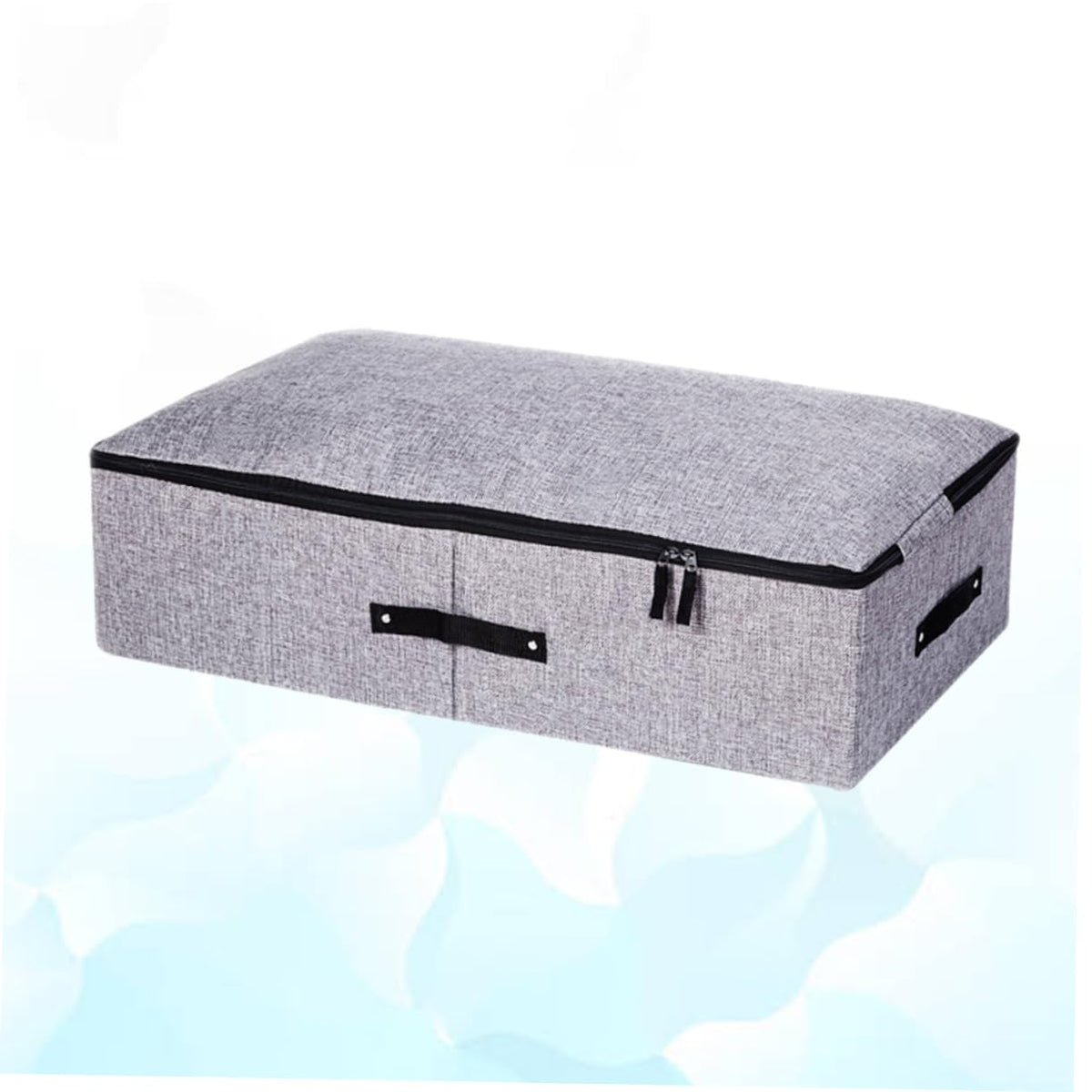 BUGUUYO Box Organizer Foldable Linen Cotton Storage under Bed Clothing