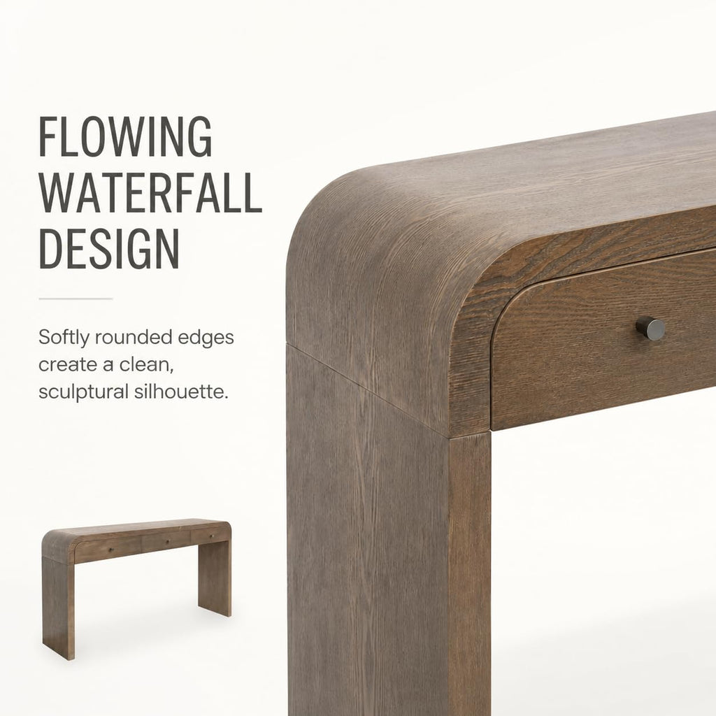 Jovrivoka 59-Inch Narrow Console Table