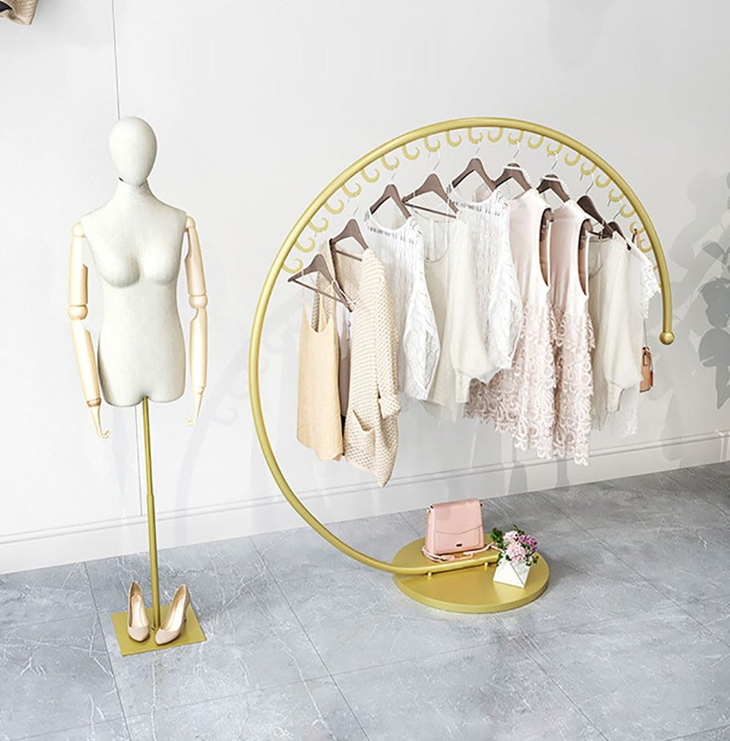 Heavy Duty Clothes Rail Rack Sturdy Clothing Display Stand for Stores Adjustable Hanging Rod Perfect for nizing & Showcasing Apparel Max Load Capacity