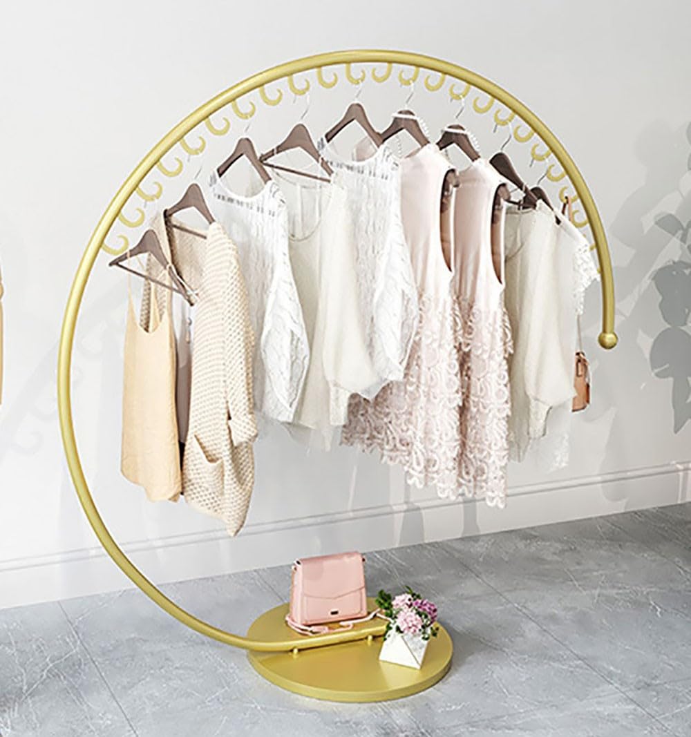 Heavy Duty Clothes Rail Rack Sturdy Clothing Display Stand for Stores Adjustable Hanging Rod Perfect for nizing & Showcasing Apparel Max Load Capacity