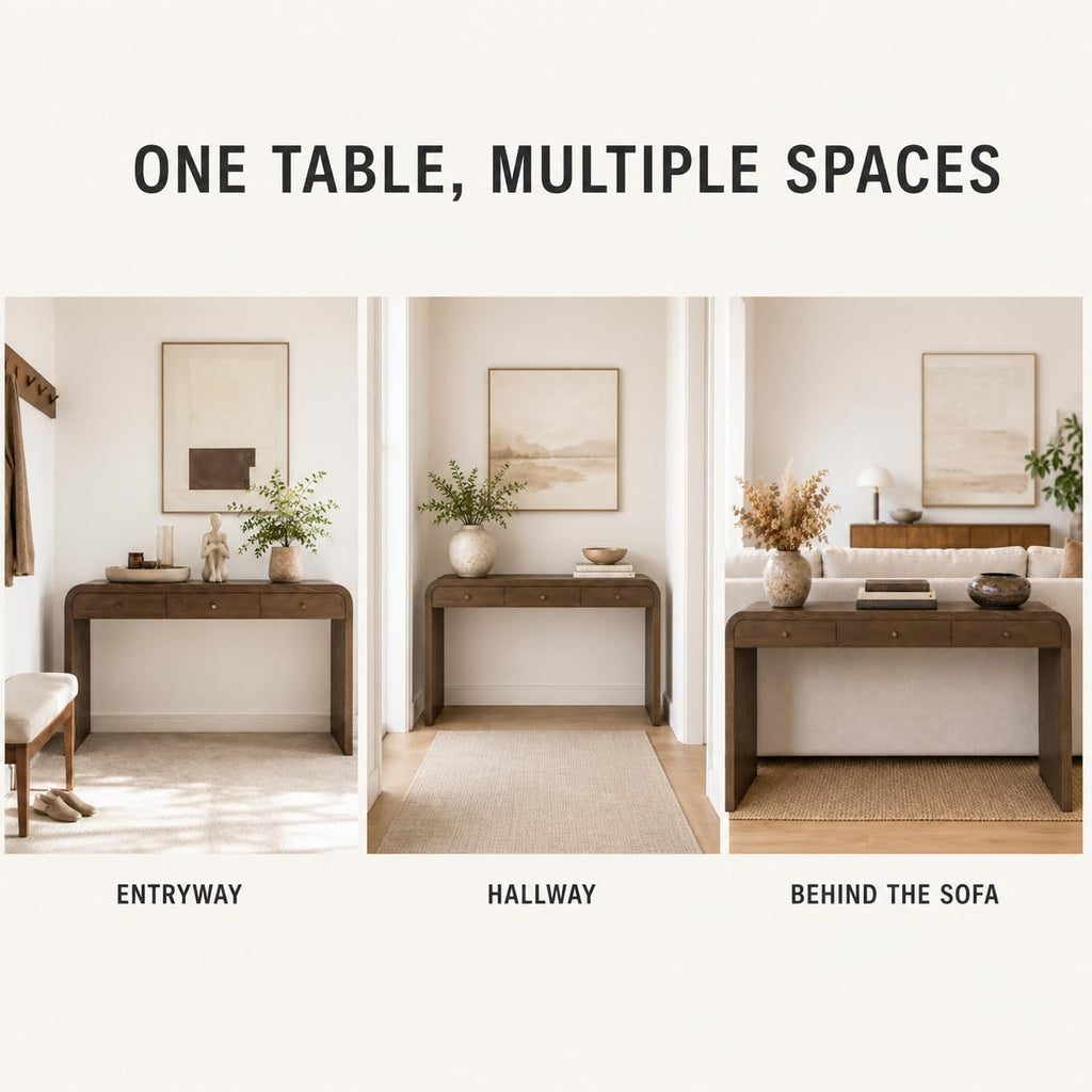 Jovrivoka 59-Inch Narrow Console Table