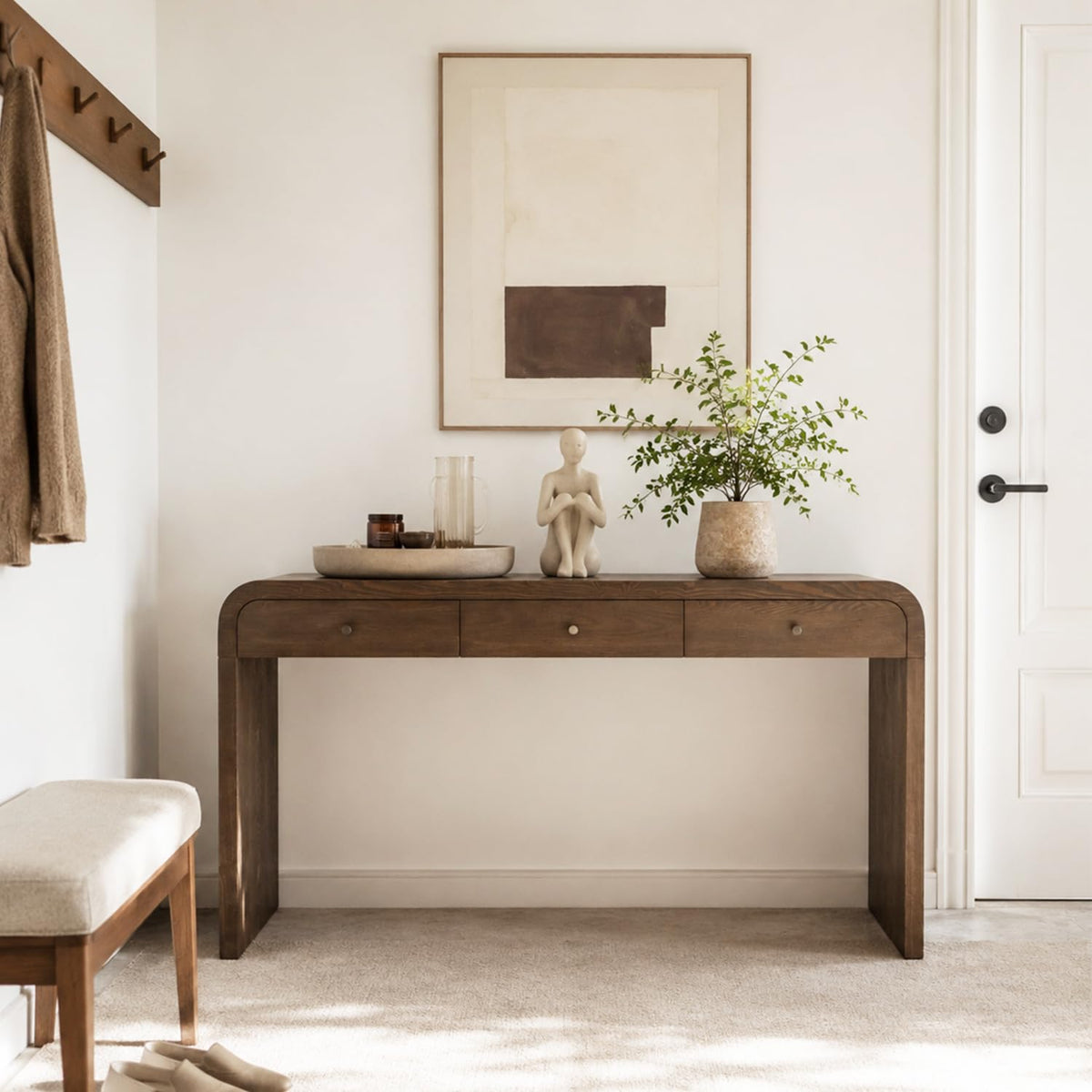 Jovrivoka 59-Inch Narrow Console Table