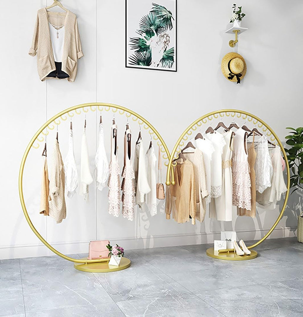 Heavy Duty Clothes Rail Rack Sturdy Clothing Display Stand for Stores Adjustable Hanging Rod Perfect for nizing & Showcasing Apparel Max Load Capacity