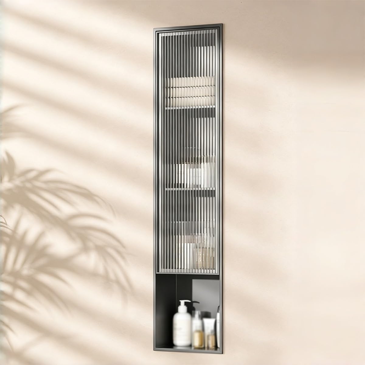 Built-In 304 Stainless Steel Toilet Paper Holder & Organizer