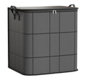 Extra Large 210l Fabric Storage Tote with Zipper,Foldable Closet Organizer for Quilts,Bedding,and Moving (3-Pack,Xxl)