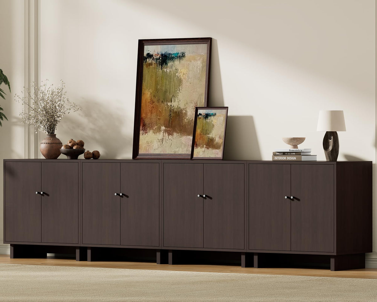 FORTEVA Modular Sideboard Buffet Cabinet with Storage