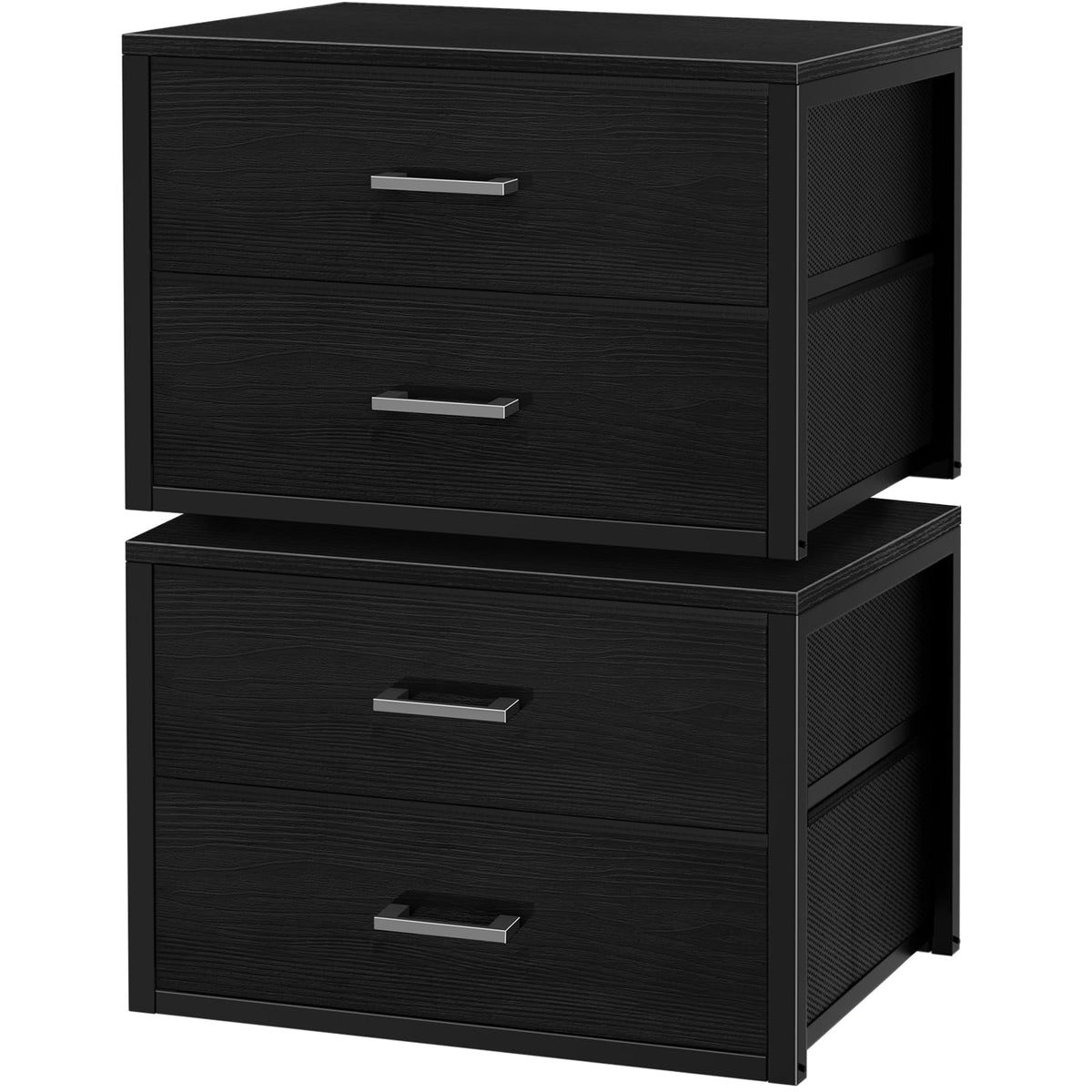 BOLUO Stackable Storage Drawers for Closet Organization