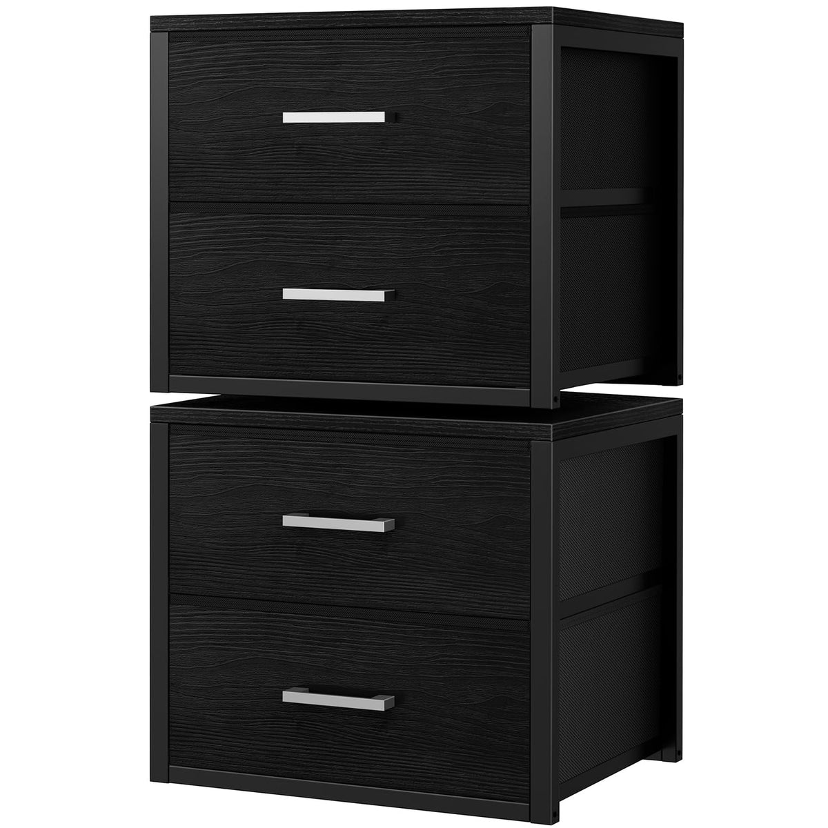 BOLUO Stackable Storage Drawers Closet Organizers and Storage
