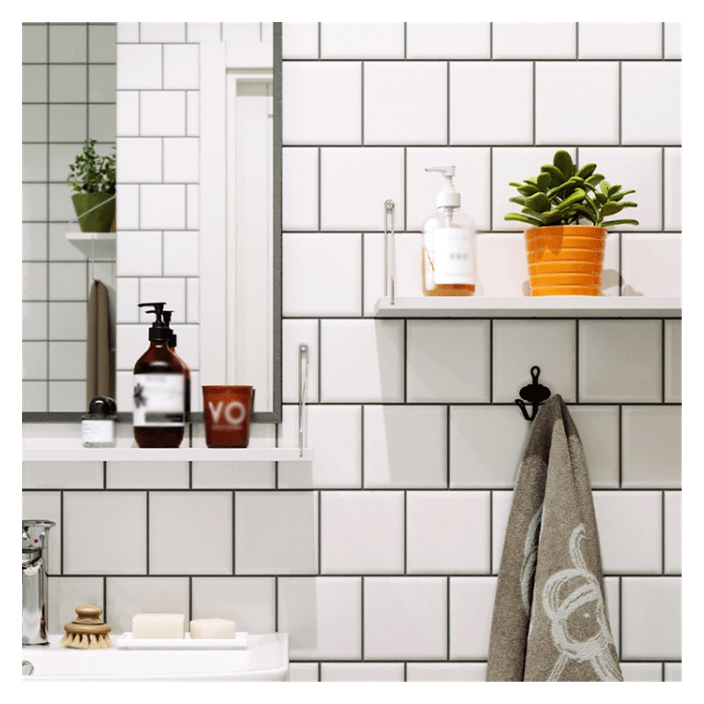 5-Piece Wall-Mounted Shower Caddy & Towel Rack