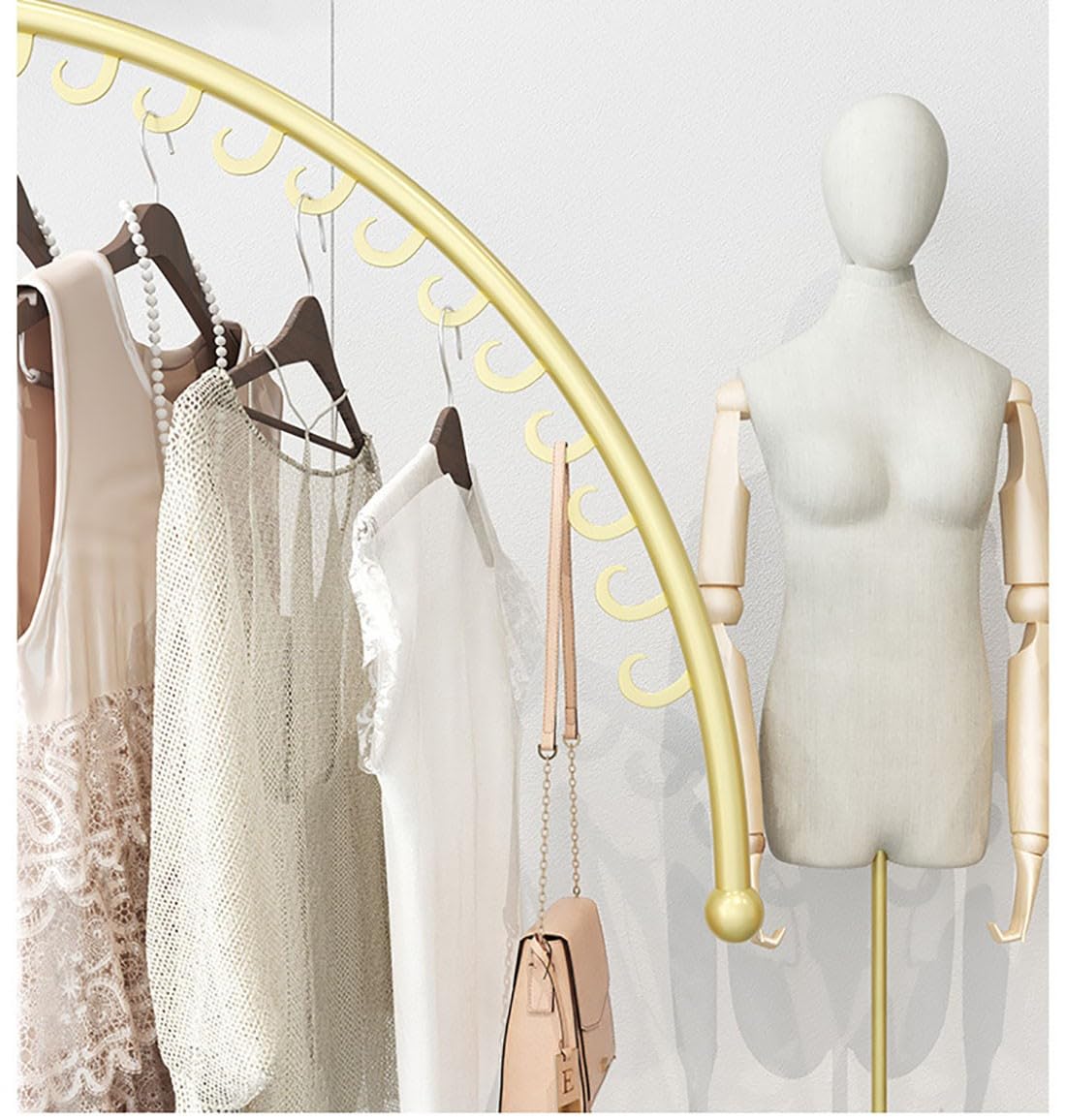 Heavy Duty Clothes Rail Rack Sturdy Clothing Display Stand for Stores Adjustable Hanging Rod Perfect for nizing & Showcasing Apparel Max Load Capacity