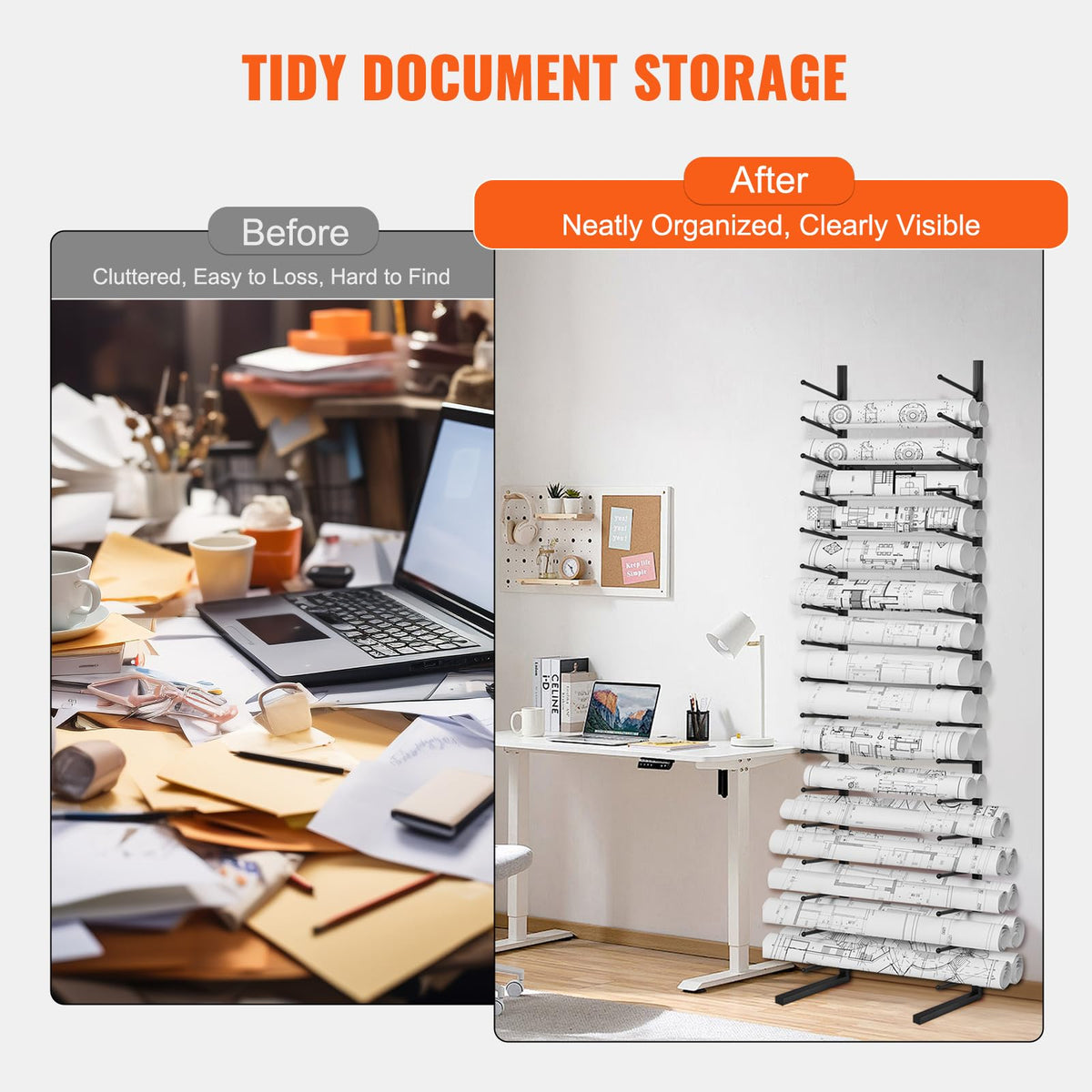 VEVOR Blueprint Display Rack