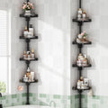 shuang qing Corner Shower Caddy Tension Pole Organizer