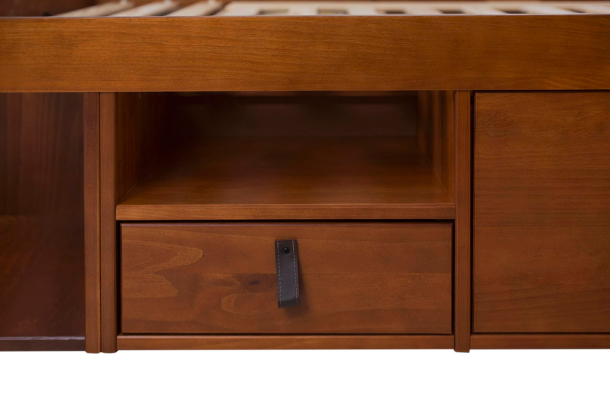 memomad Bali Storage Platform Bed with Drawers