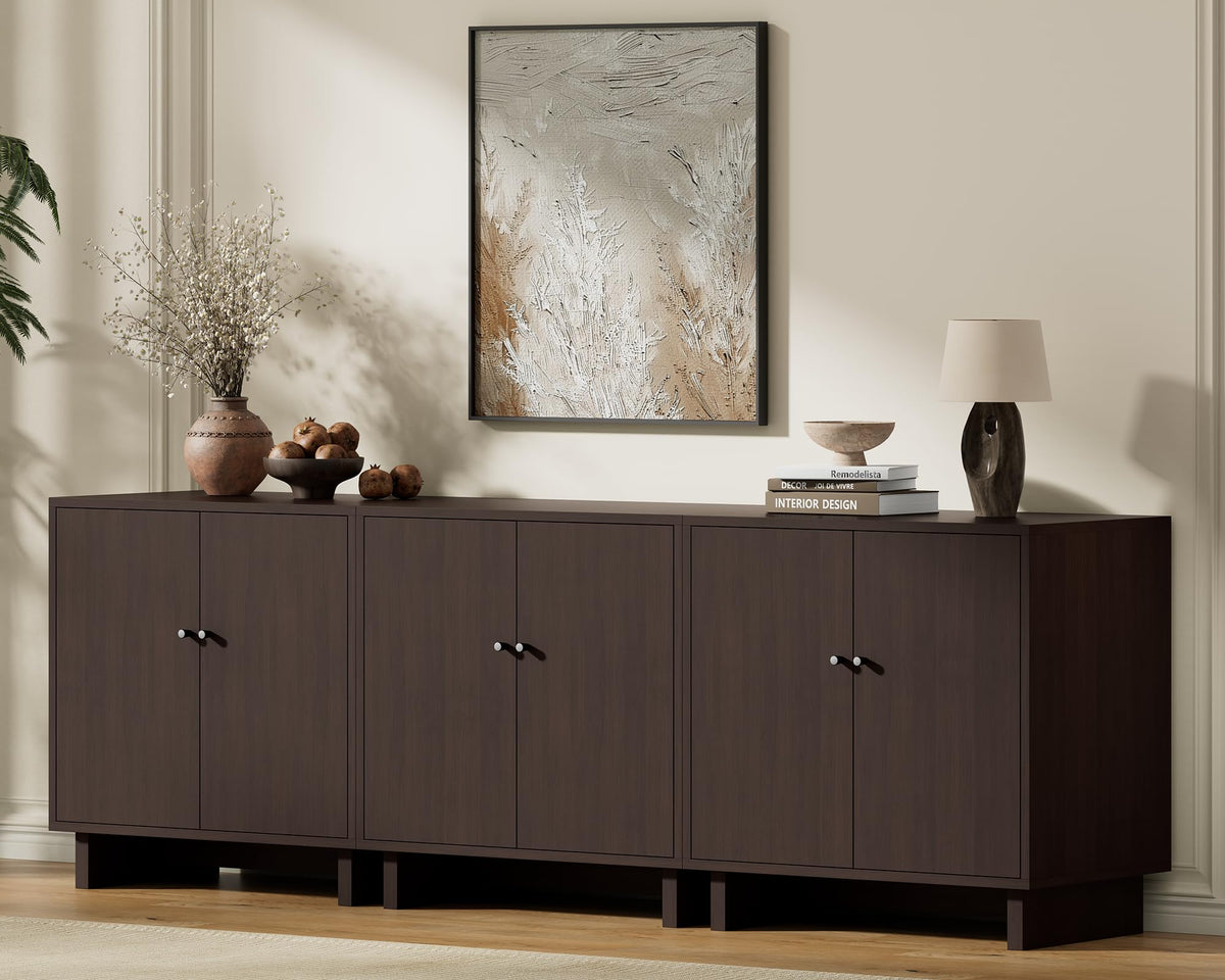 FORTEVA Modular Sideboard Buffet Cabinet with Storage