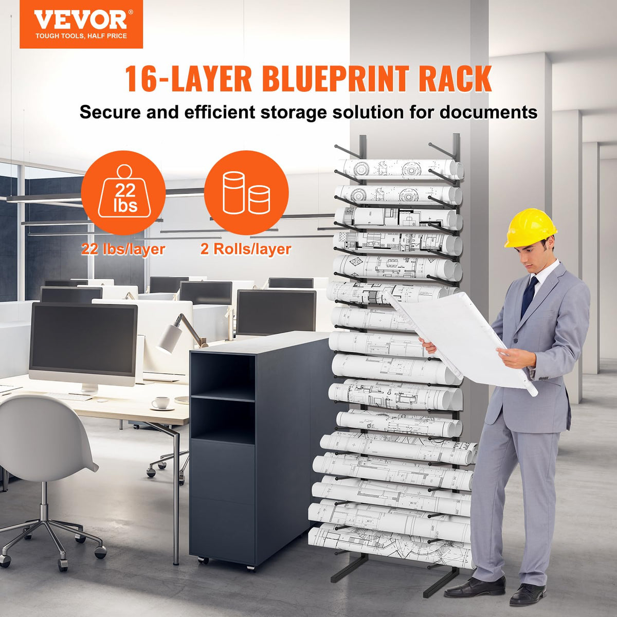 VEVOR Blueprint Display Rack