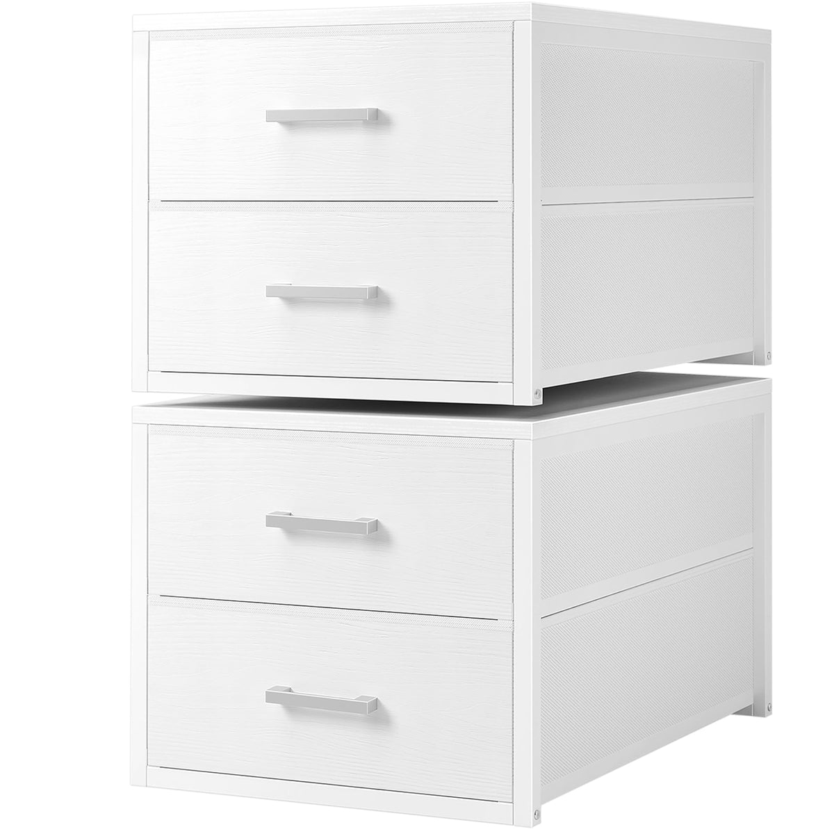 BOLUO Stackable Storage Drawers for Closet Organization