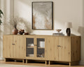 FORTEVA Storage Cabinet, Modular Sideboard Buffet Cabinet with Storage