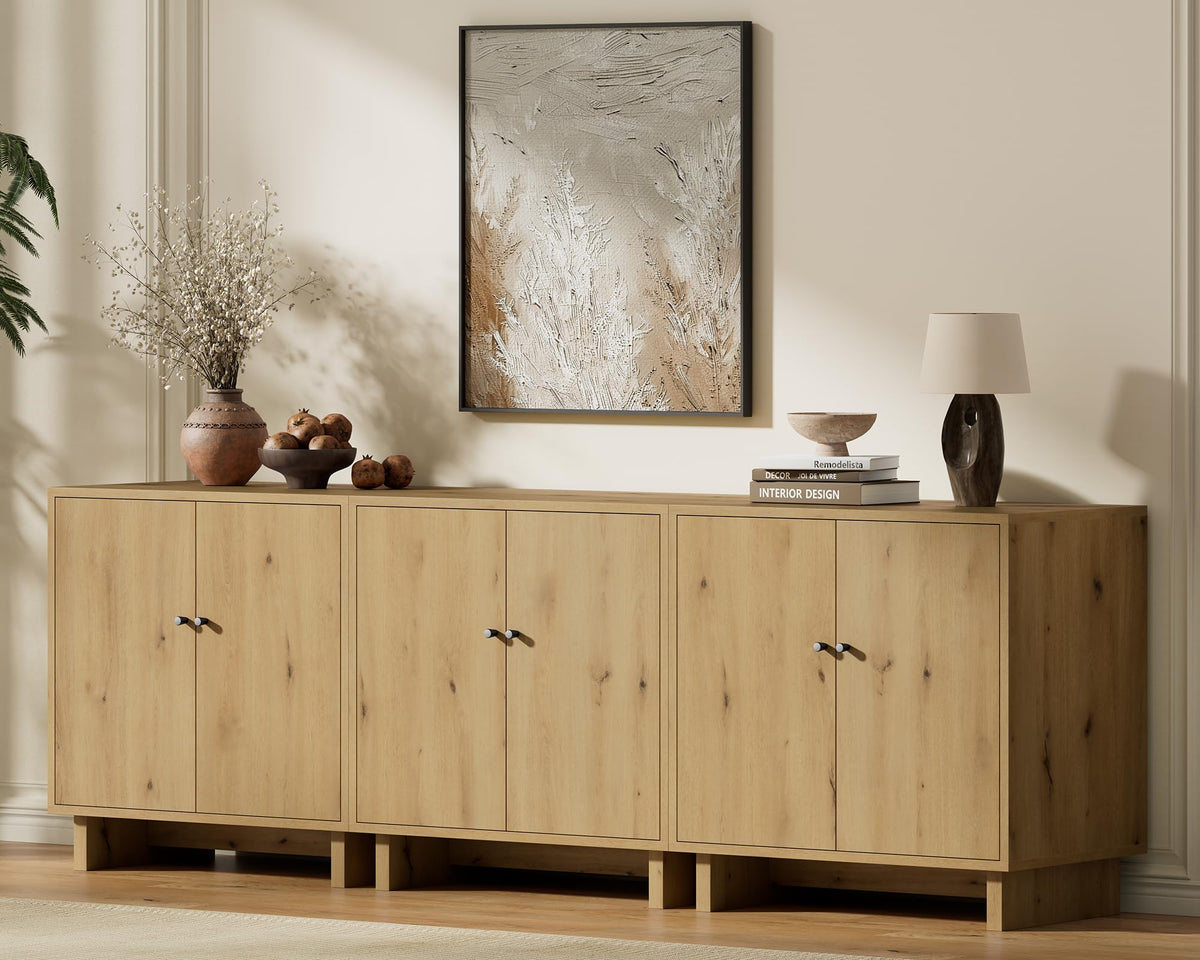 FORTEVA Modular Sideboard Buffet Cabinet with Storage