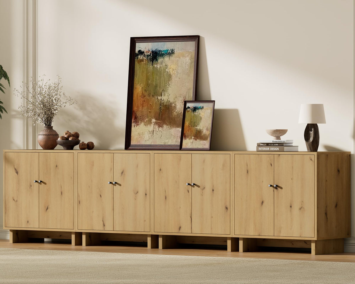 FORTEVA Modular Sideboard Buffet Cabinet with Storage