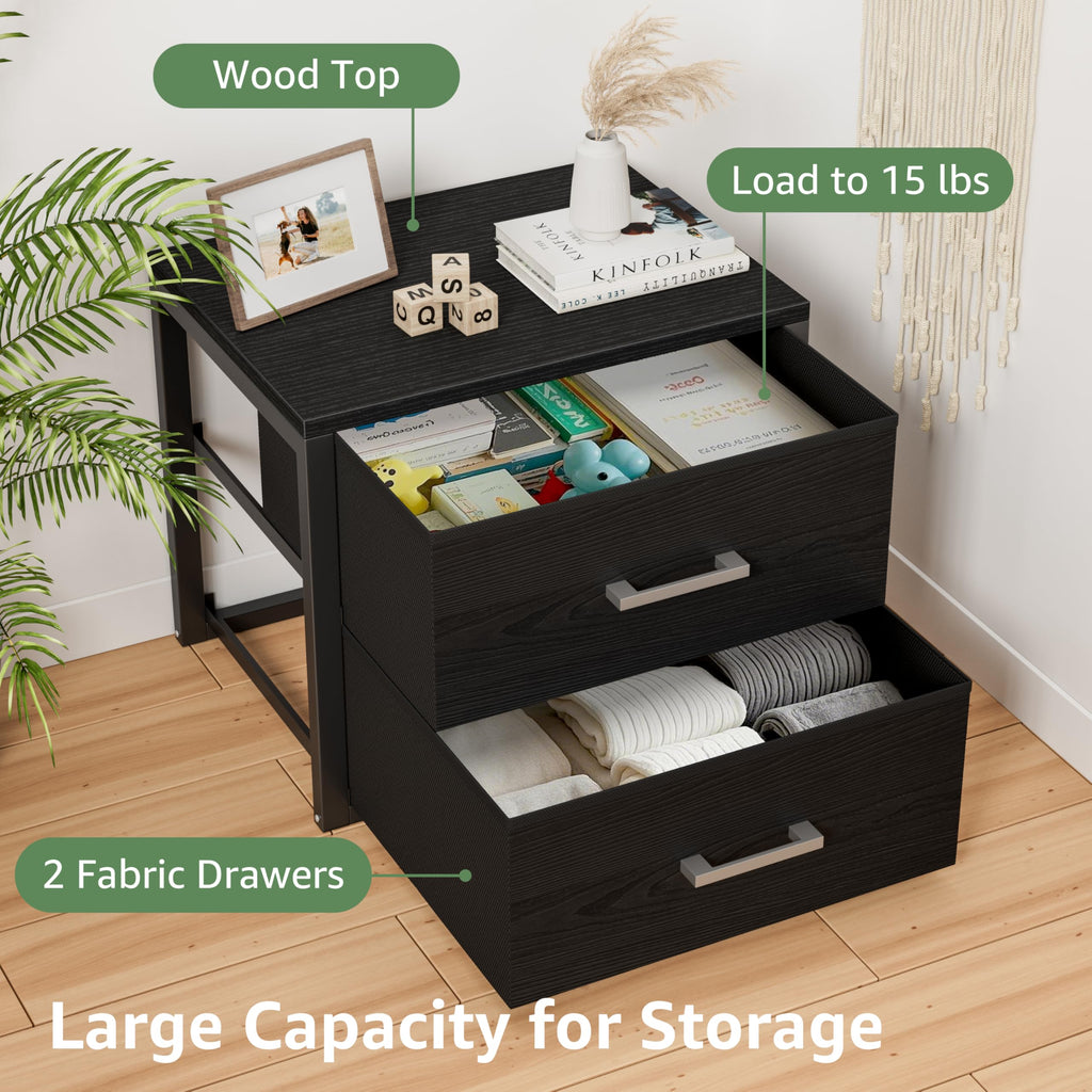 BOLUO Stackable Storage Drawers Closet Organizers and Storage