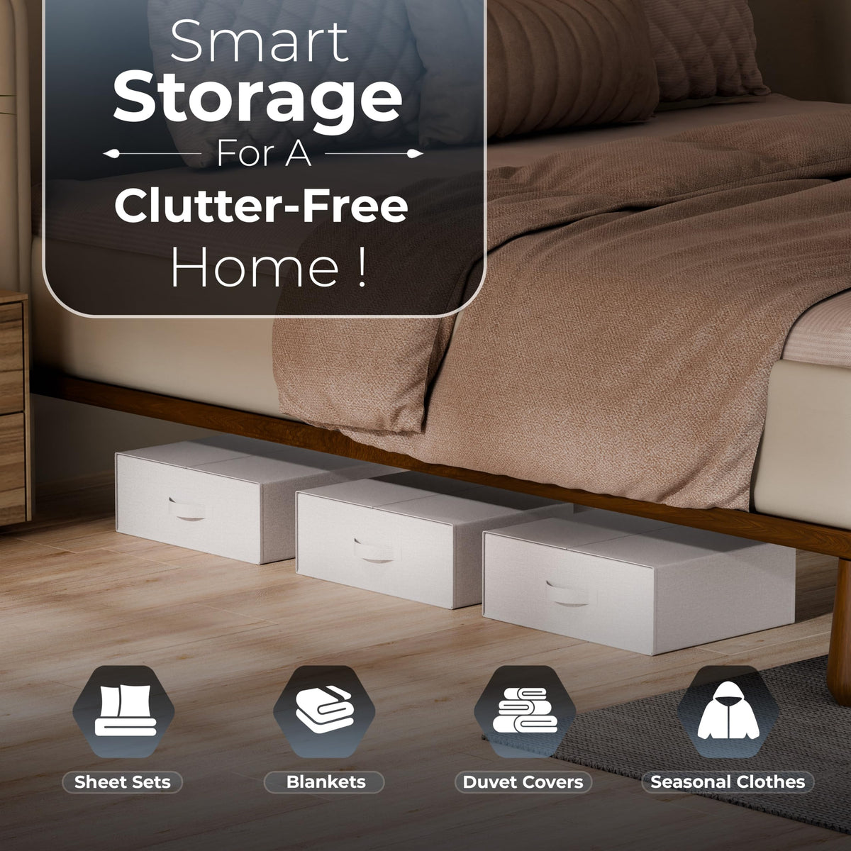 TIMBLE - Bed Sheet Organizers and Storage